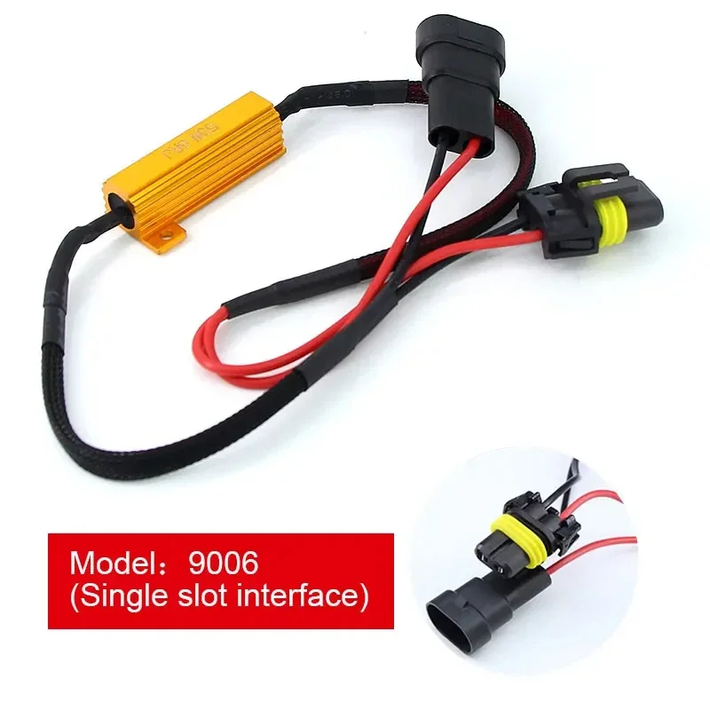 Obrázek 5: 2ks H4 HB2 H7 9005 HB3 9006 HB4 50w auto nakládat rezistor canceller LED dekodér canbus kabeláž canceller dekodér lehký H11 H8 H9