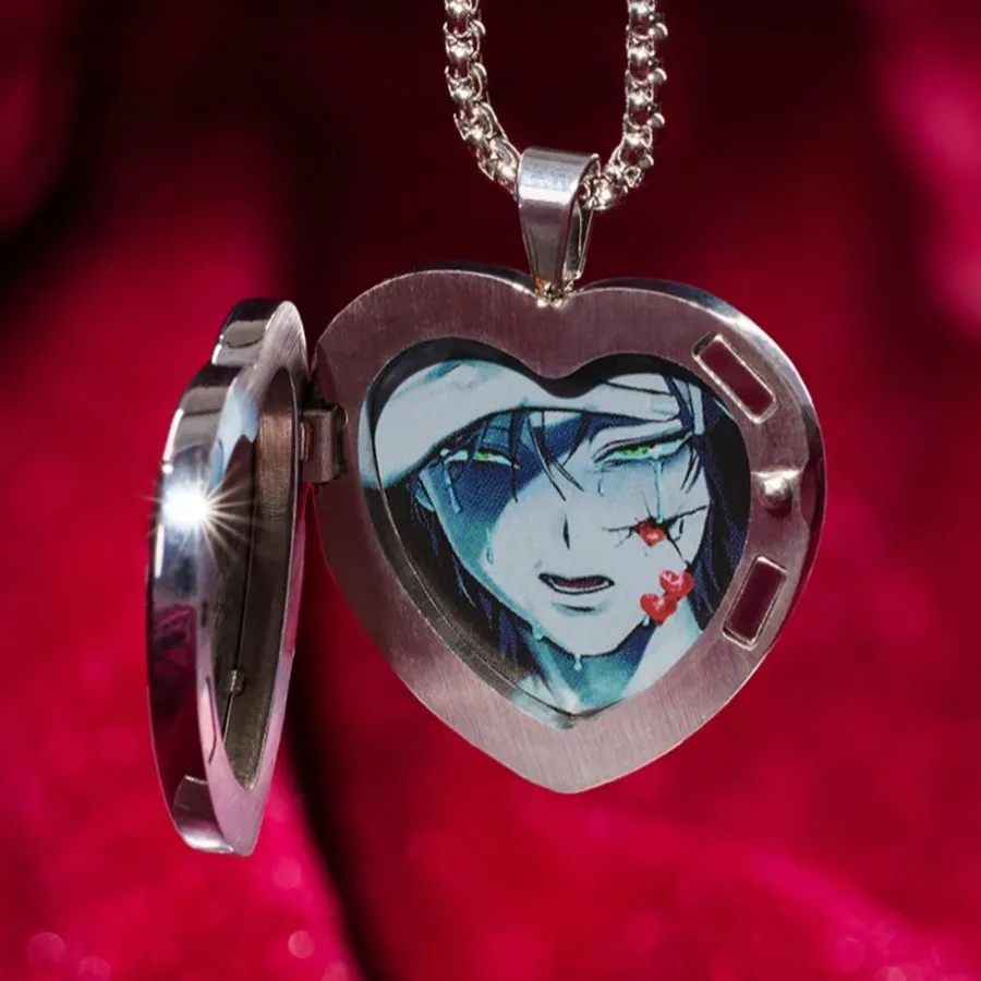 Echte Anime Alien Stage Ivan Till Luka MiZi Sua Hyuna Cosplay Love Frame Metalen hanger sleutelhanger Cartoon sleutelhanger Versier cadeau