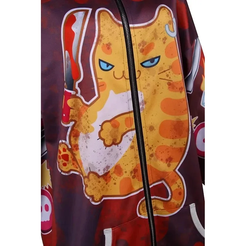 DY20Anime Legion Susie Cosplay Disfraces Gato Sudadera con capucha Juego de rol Uniforme Máscara Mujer Mujeres Hombres Halloween Carnaval Fiesta Outfit2