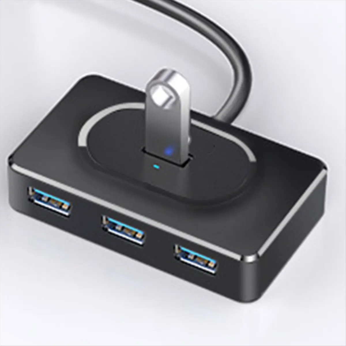 ♬◤Popular Style  ◥USB 3.0 Hub 4 Ports HUB Splitter Docking Station HUB USB 3.0 High Speed Hub Hard Drive Expansion Dock