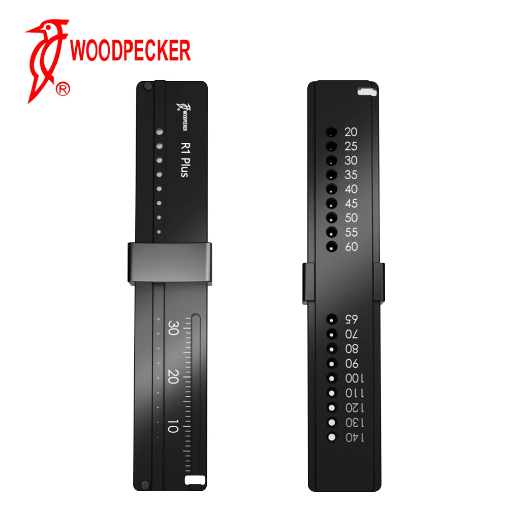 WOODPECKER R1 Plus Gauge For Gutta-Percha-Points Made of high quality stainless steel and aluminum alloy Material Dental Tool