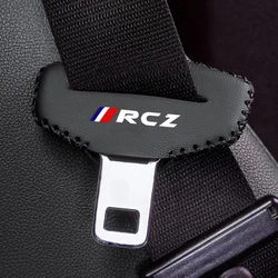 2pcs Car seat belt protective cover Car Seat Belt Clip Extender Safety Seatbelt Lock Buckle Plug Cover for Peugeot RCZ