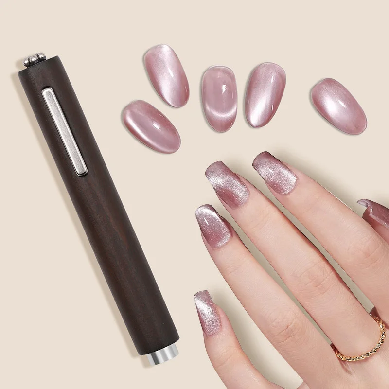 3-in-1 Magnet Cat UV LED Gel Nagellack Doppelkopf Magnetstab für Nail Art Design von Magnet Stick
