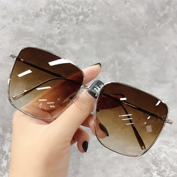 Sunglasses Women Luxury Square Men Drive Travel Brand Design Gradient Vintage Sun Glasses Female Unisex Retro Oculos New 2026