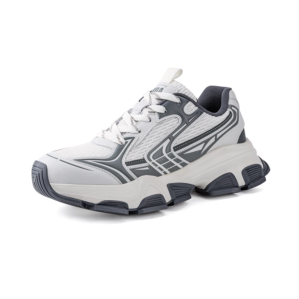 Mr.A 2025 خريف/شتاء جديد أحذية رجالي مريحة الارتفاع زيادة تنوعا عالية الجودة أحذية رياضية غير رسمية الدانتيل متابعة حذاء رجالي كاجوال #3