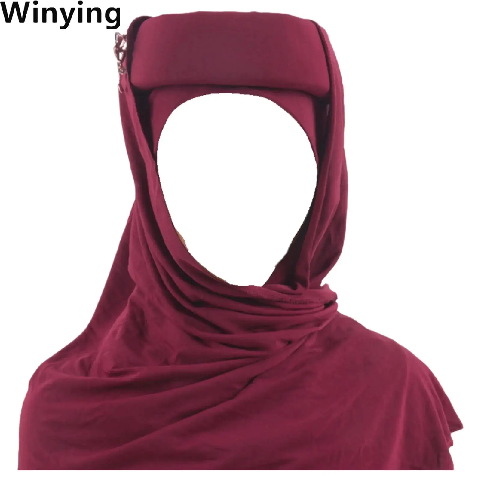 

Women Muslim Head Scarf Solid Color Scarf Wrap Scarves Scarf Skin-friendly And Breathable Headscarf for Daily Wear
