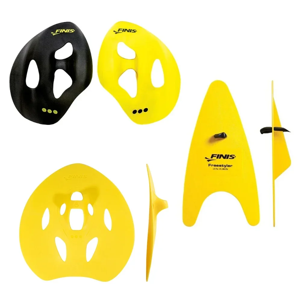 FINIS Iso Swimming Paddles Swimming Ergonomic Paddles Professional Strokes Practice Correction Swim Training Paddle