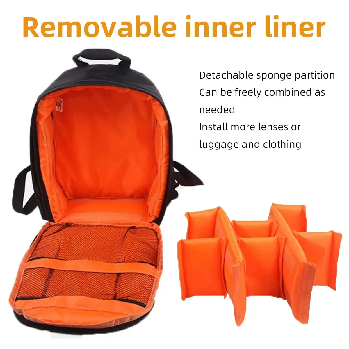 Multi-functional Outdoor Camera Backpack Video Digital Shoulder Camera Bag Waterproof Camera Photo Bag Case for DSLR for Sony