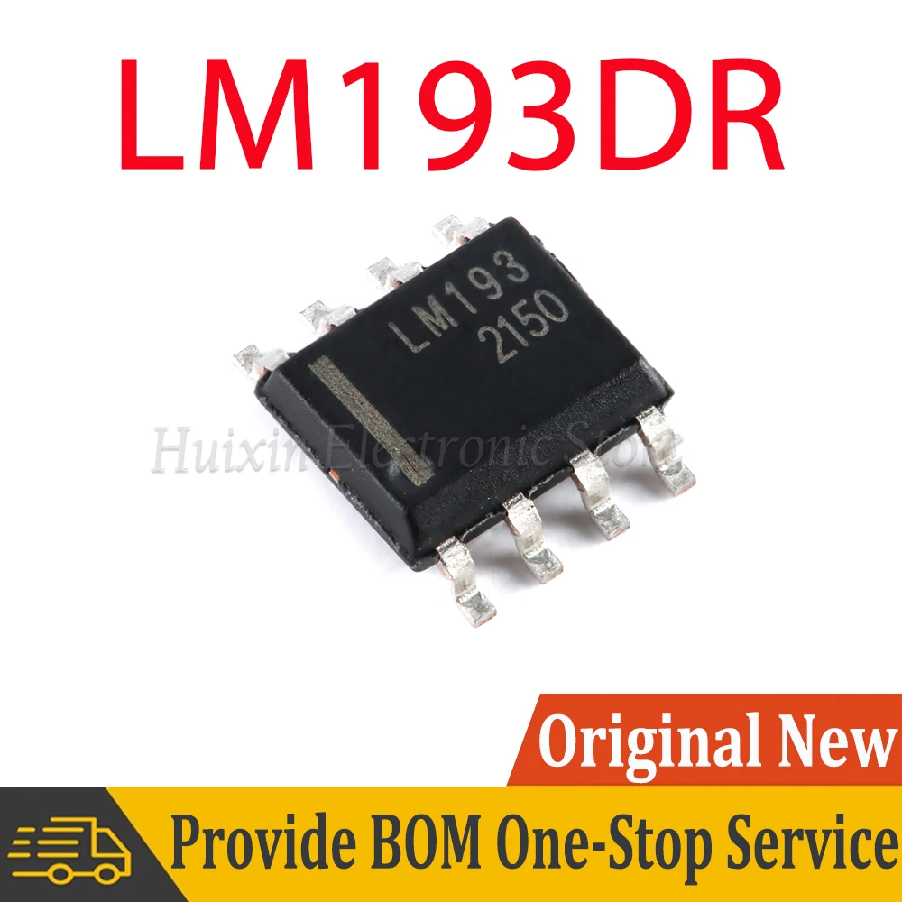 10pcs LM193DR SOP-8 LM193 LM193D SOP8 Low Power Consumption Low Offset Voltage Dual Comparator New Original