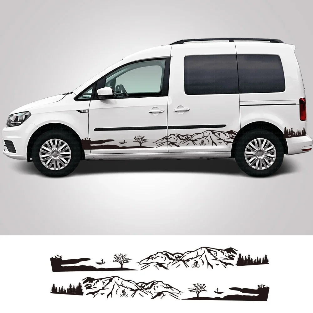 Auto Stickers Vinyl Decals Camper Van Graphics Auto Styling Accessoires Voor Volkswagen VW Caddy MK1 MK2 MK3 MK4 4 3 2 Maxi Kombi