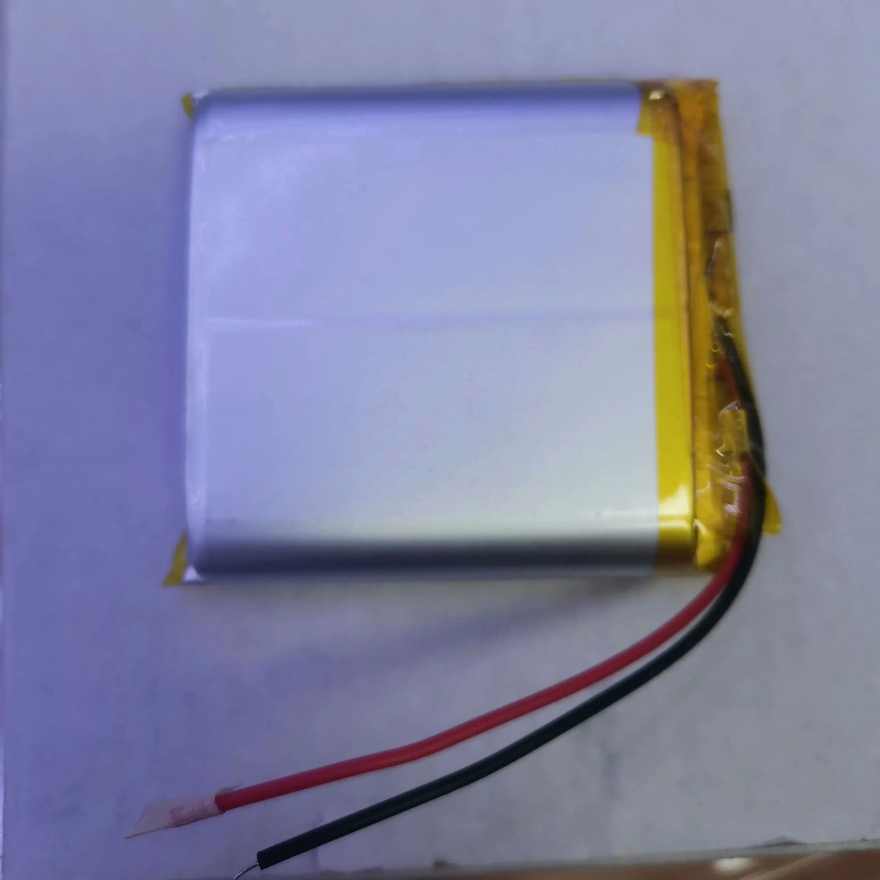 3.7V 2 wires 125055 125054  lithium battery with protection board , used for bluetooth MP4 1pcs/lot