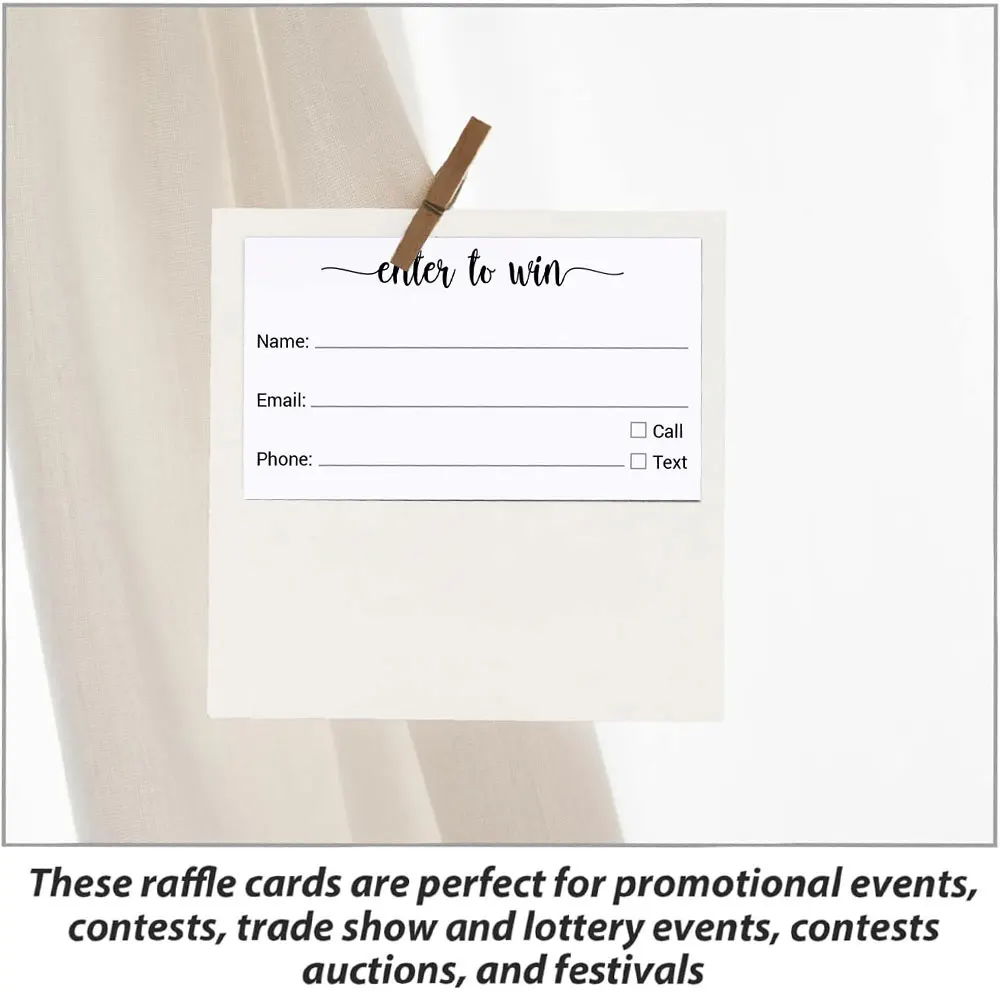 50 unidades de cartões de entrada de ráfaga, 3,5 x 2 polegadas, brancos, contendo nome, número de telefone e e-mail, para uso em competições e rifles.