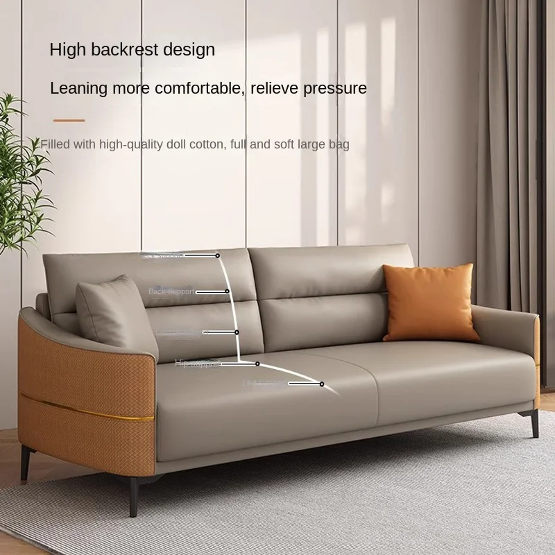 

Modernes Nordisches Design Modulares 2-Sitzer-Bürosofa Aus Leder Im Europäischen Stil Schulen Werkstätten Home Offices Gewerblic