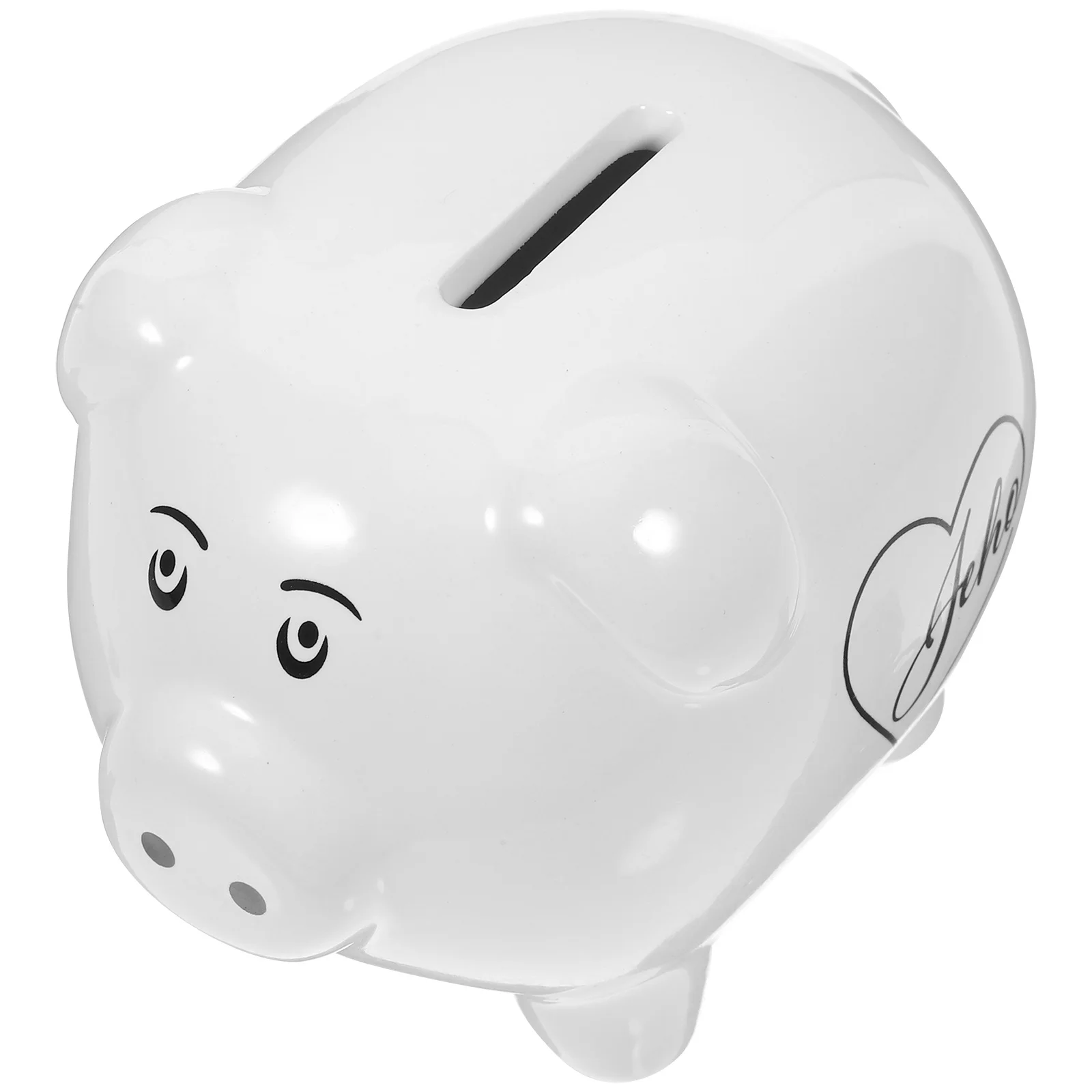 Cute Piggy Bank Kids Ceramic Coin Saving Jar Desktop Organizer Cartoon Money Pot for Children Piggy Bank Girls