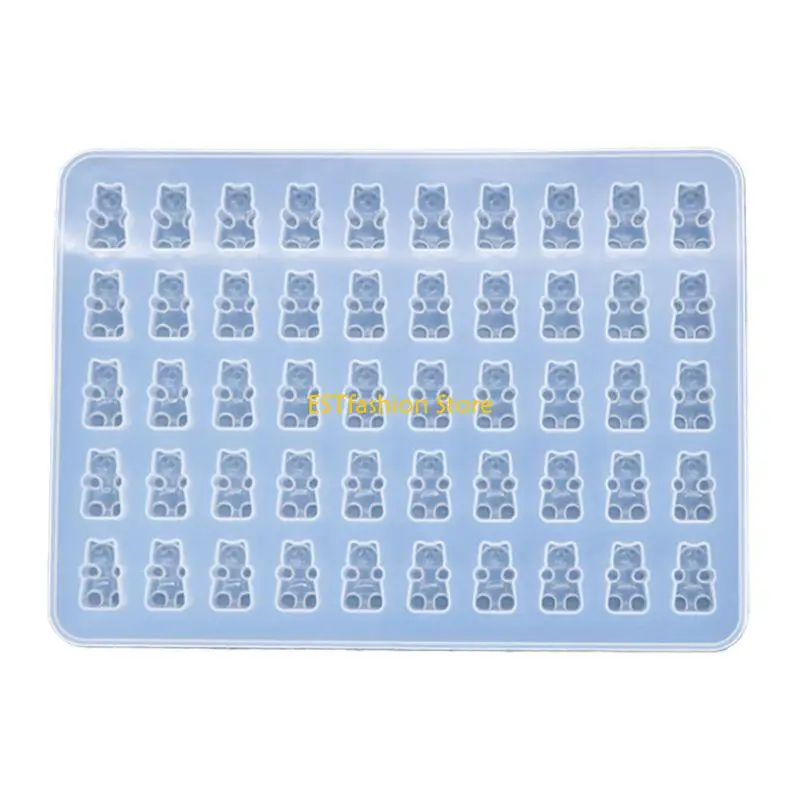 

Y5GC 50 полостей, силиконовая мягкая форма для конфет, DIY ремесло, форма для маленького медвежонка для самостоятельного