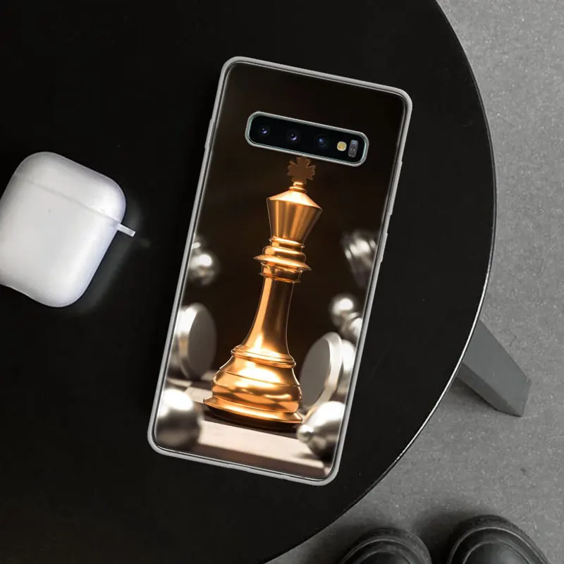 Competitive Chess Game Phone Case Cover for Samsung Galaxy S23 S24 S25 Ultra S20 S21 FE S22 Plus S10 + Art Gift Print Coque S20 