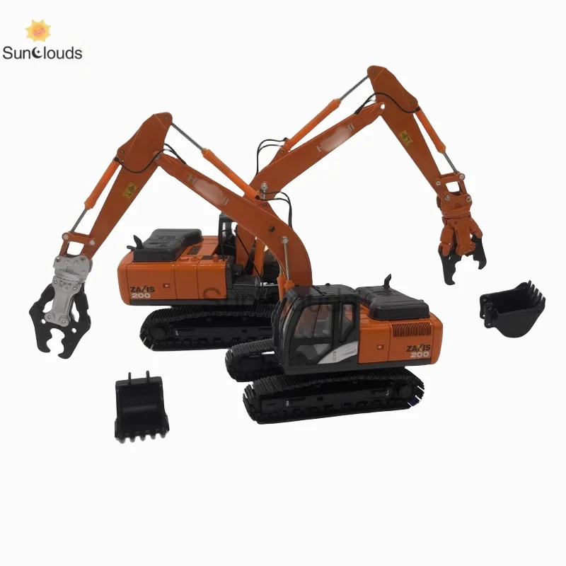 

Demolition Clips Alloy 1:50 Scale Cusps Model Excavator Toy HITACHI ZX200 Die Cast Model Toy Car & Collection Gift & Display