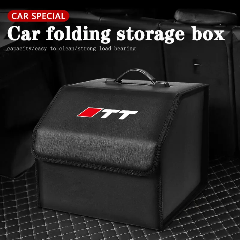 Car Trunk Storage Box Collapsible Organizer Bag For Audi A1 A2 A3 A4 A5 A6 A7 A8 Q1 Q2 Q3 Q4 Q5 Q6 Q7 Q8 TT S1 S3 S4 R8 RS3 RS4 