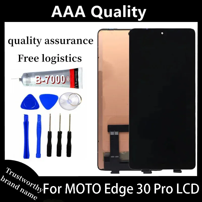 

100% Tested For Motorola Edge 30 Pro LCD Display Touch Screen Digiziter For Motorola Edge 30 Pro XT2201-1 LCD For edge plus 2022