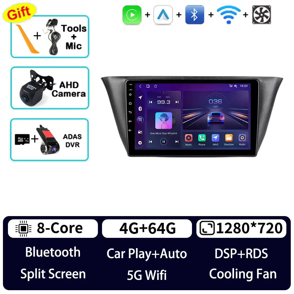 Android 15 Autoradio Voor Iveco Daily 6 2014 - 2022 Navi Head Unit QLED GPS Multimedia Speler BT Draadloze Carplay Video Head Unit - afbeelding 1