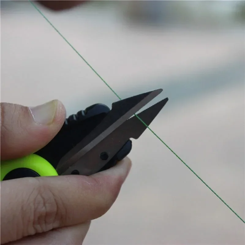 FLYSAND Portable Folding Fishing Line Cut Clipper - Fishing Scissor Thread Cutters, Essential Fishing Tackle Accessories