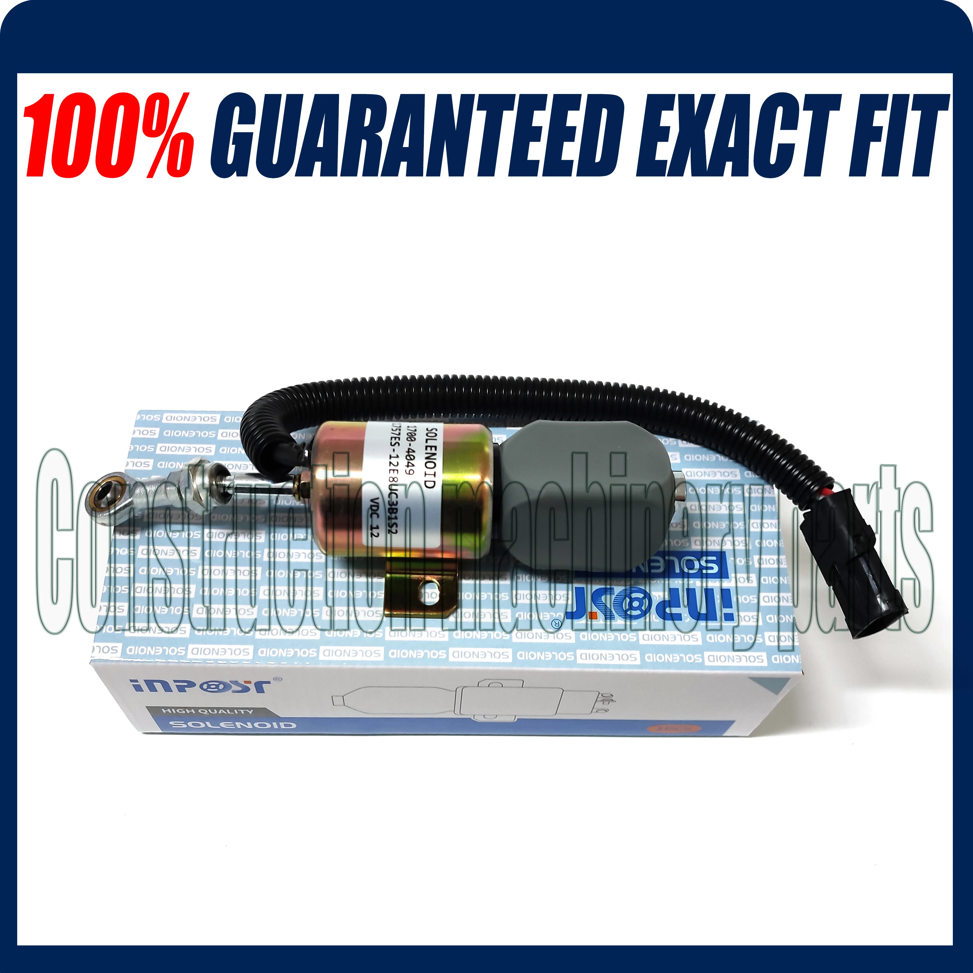 Fuel shutdown solenoid for Cummins 6BT 5.9L, 3991625, SA-4959-24 Hyundai R200-5 R225-7 335-7 24V