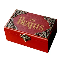 Youtang Jewelry Music Box with Mirror Carved Wood Musical Box Wind up Gift Box Anastasia Howl Nightmare