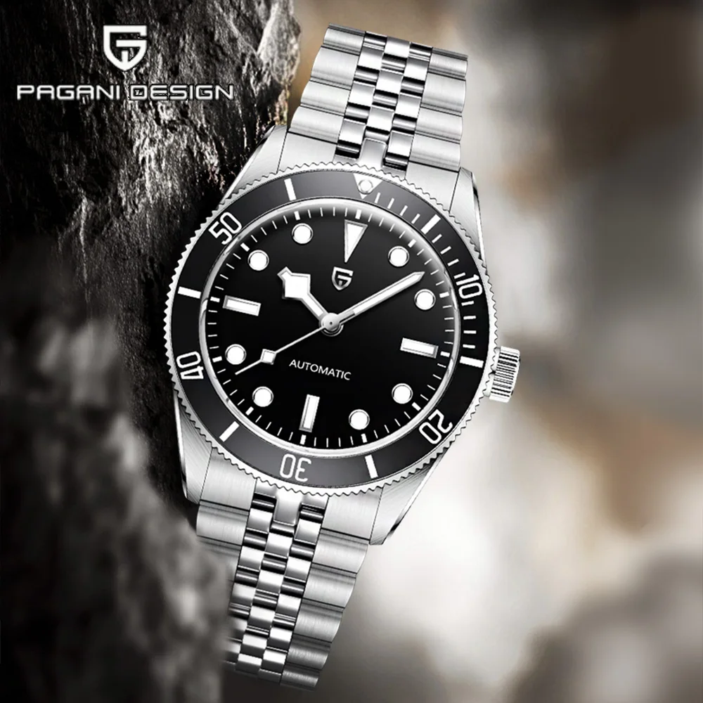 

Новые мужские часы Pagani Design BB58 2026 года, модные механические часы с автоподзаводом NH35, водонепроницаемые, с сапфировым стеклом AR, светящиеся в темноте.