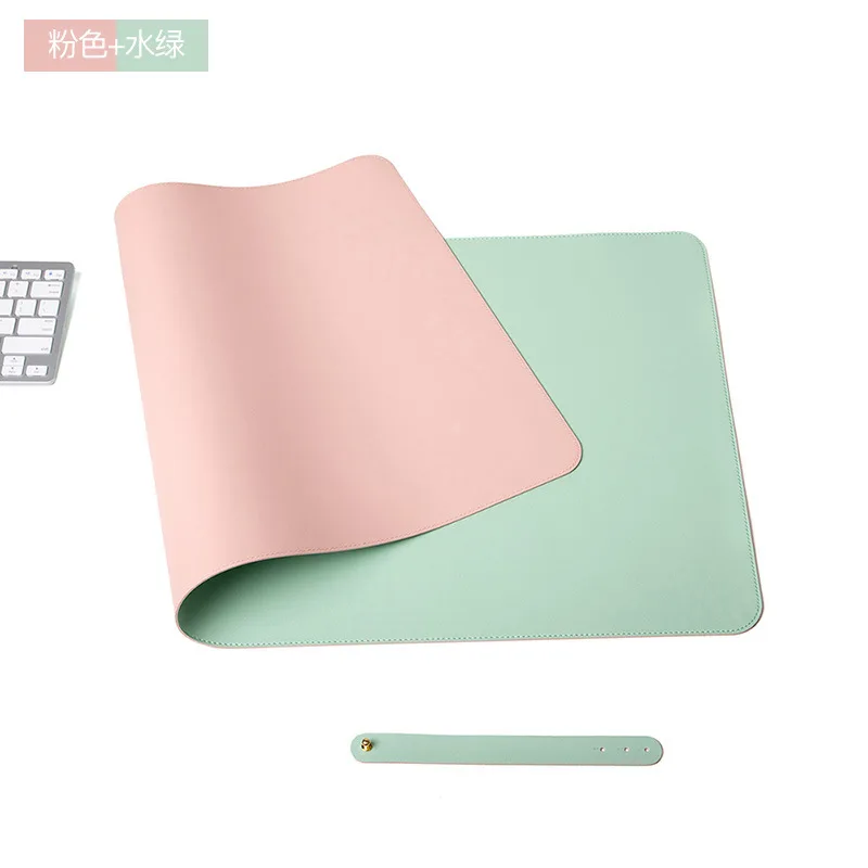 Double-Sided PU Mouse Pad, Tamanho Grande, Anti-Slip, Desk Mat, Computador Mousepad, Tapete de Teclado, Gamer Table Mat