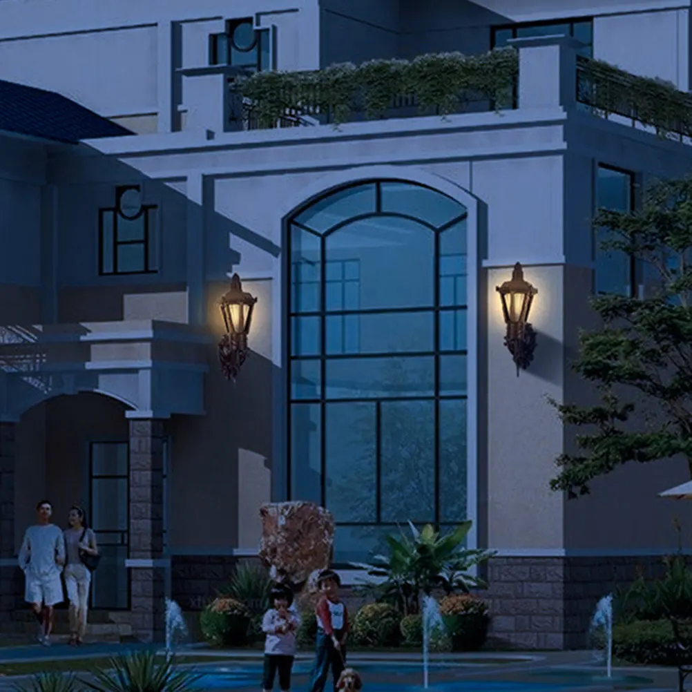 

6Pcs Moss Display Lamps Miniature Wall Lamps Fine Workmanship Decorative Lighting for Mini House and Sand Table