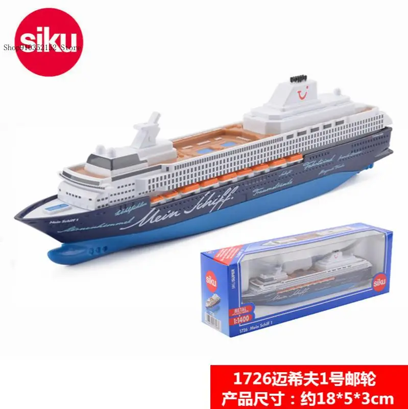 Cruise Ship Tourist Ship Simulation Alloy Model 1:1400 Queen Mary Luxury Cruise Ship Model