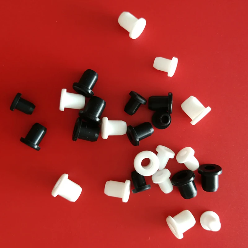 1-50pcs Size 5mm~51.3mm White Silicone Rubber O-ring Gaskets Grommets Hole Plug Wire Cable Grommet Gasket Protect Bushes