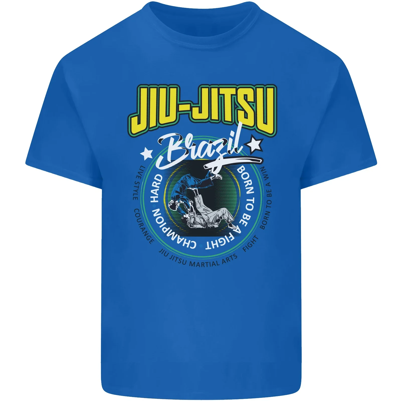 Brazilian Jiu Jitsu MMA Judo T-Shirt O-Neck Short Sleeve Summer Casual Mens T-shirt