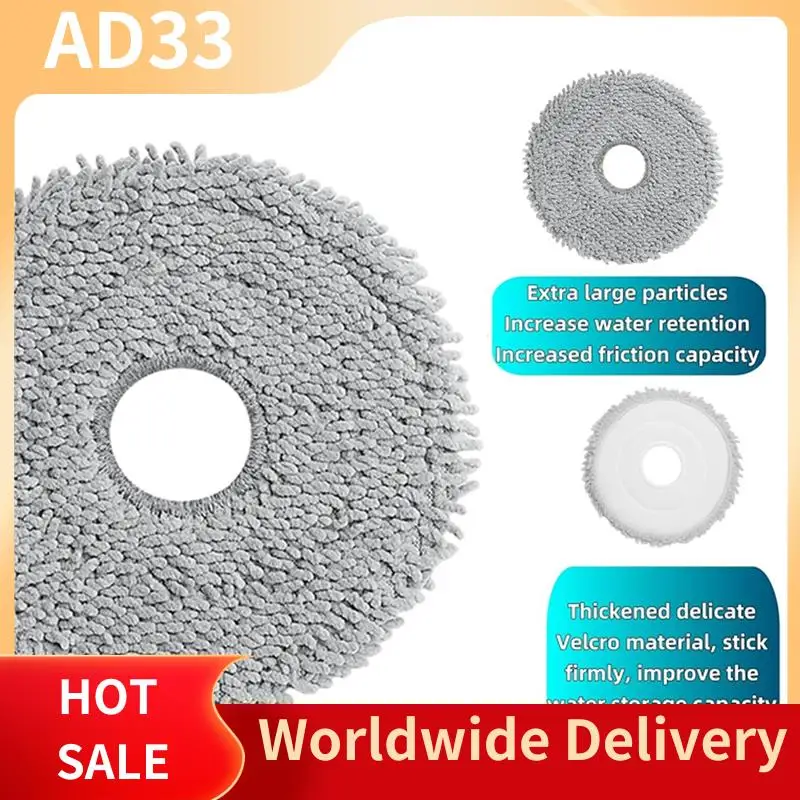 2025 New26pcs Fordreame Mova P50 Pro Ultra/ P10 Pro Ultra/ P10 Ultra Spare Parts Brush Hepa Filter Mop Cloth Dust Bag Parts