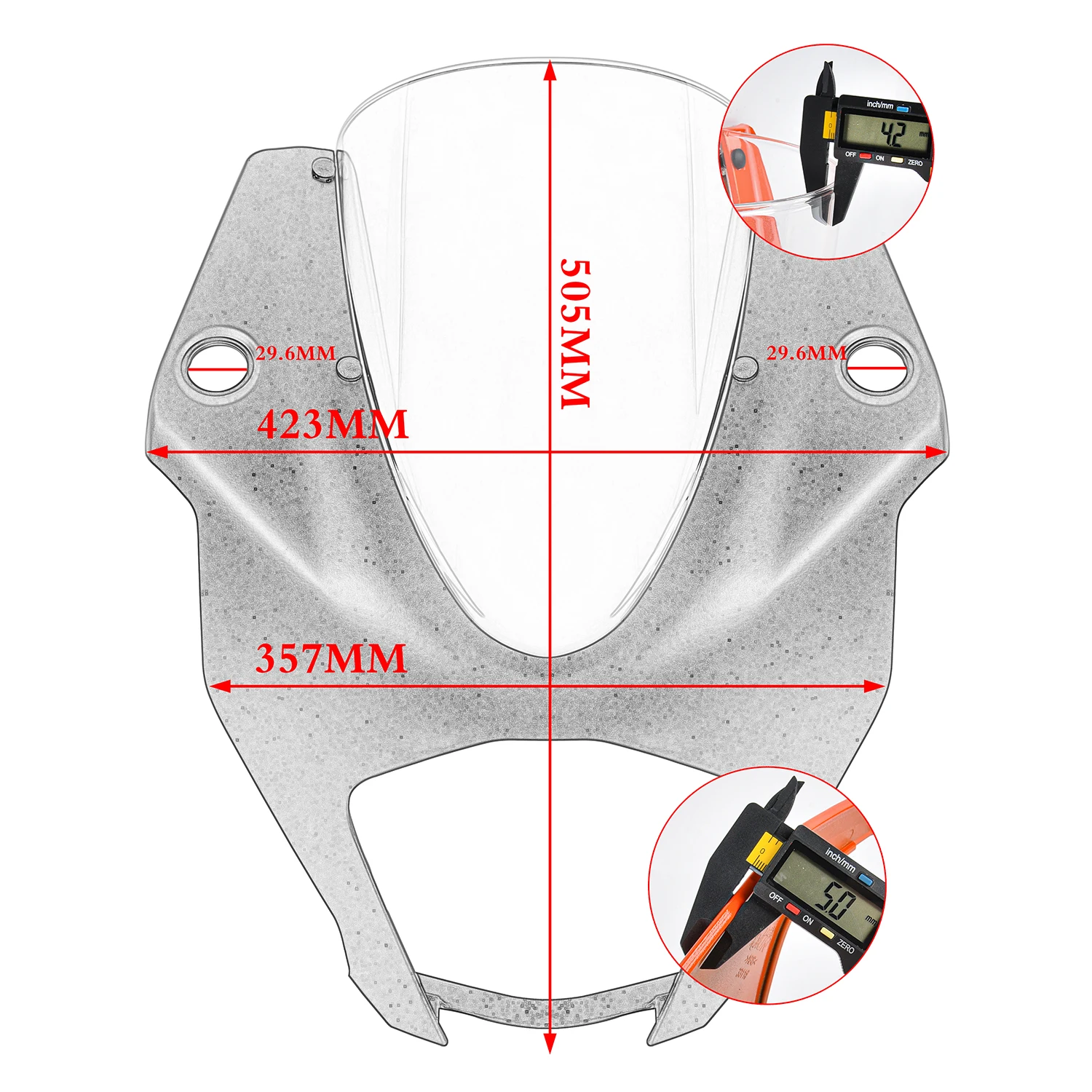 For KTM RC390 2022-2023 Windshield Windscreen Fairing Front Cowl RC 390 200 125 Air Deflector Protector Motocycle Accessories