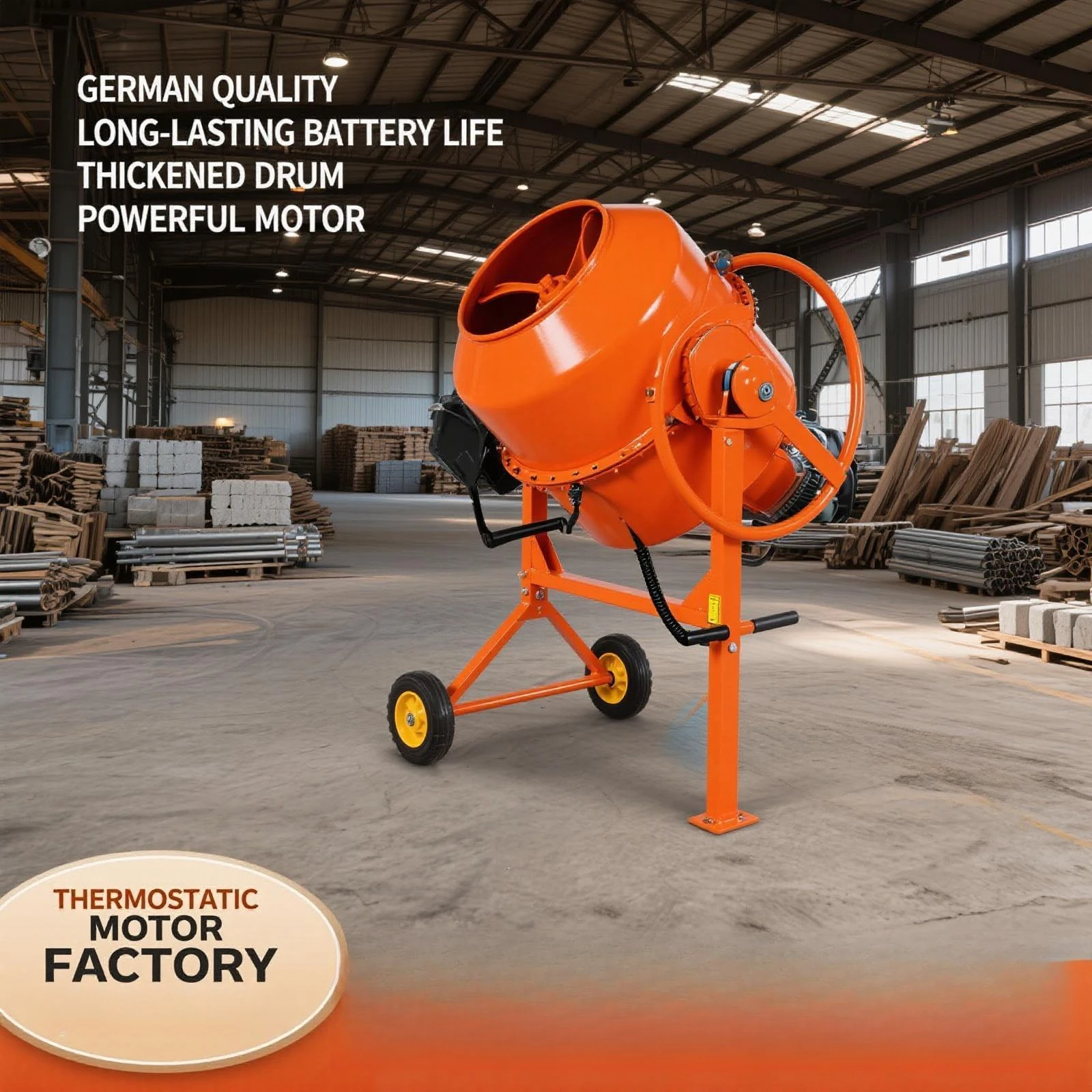 

220V Vertical Multifunctional Mixer Electric Cement Feed Concrete Mixer for Construction Site