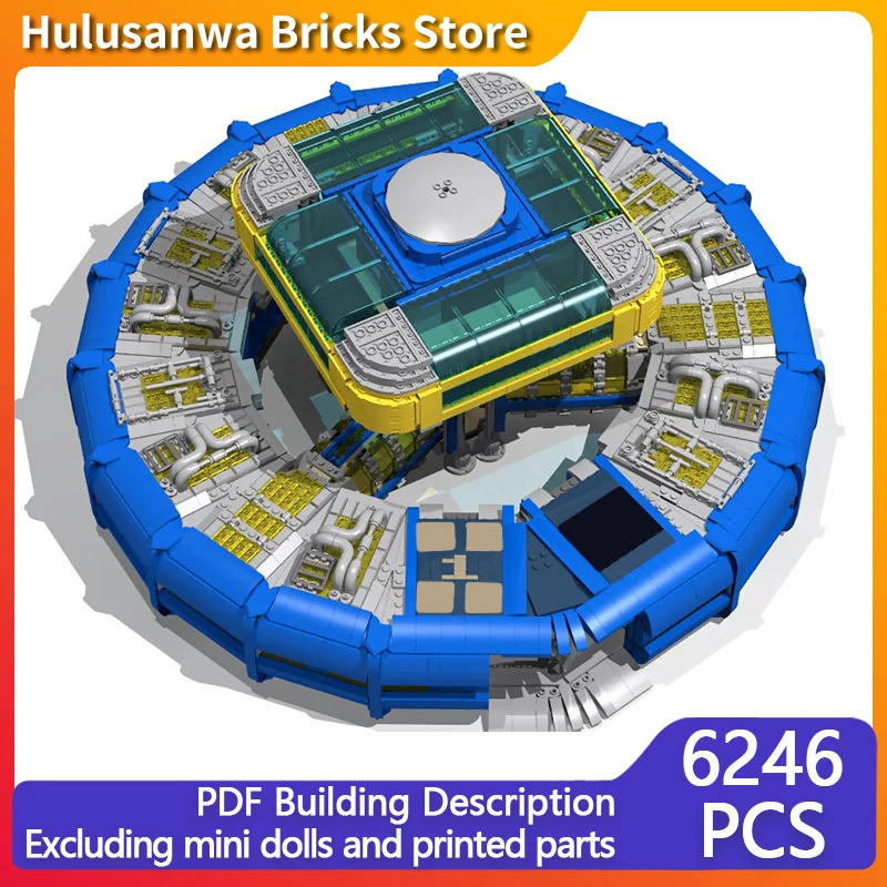 

Space Center Base Model MOC Building Bricks War Equipment Modular Technology Gifts Holiday Assemble Children Toys Suit