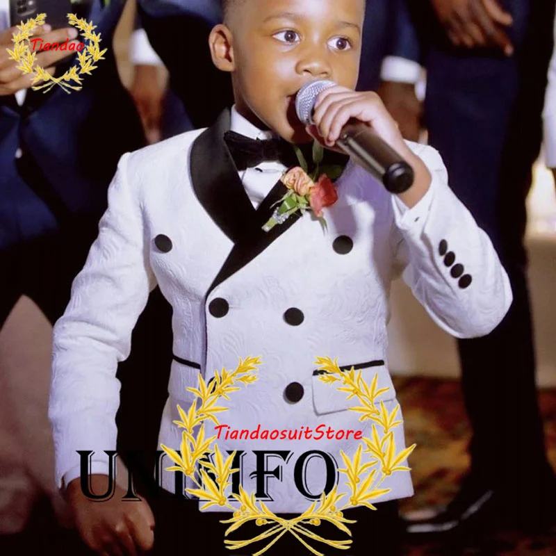 

Kids Boy Suits Wedding Tuxedo Dress Clothing Birthday Party Formal Blazer Sets (Jacket +Tie Pants+) 2 Piece