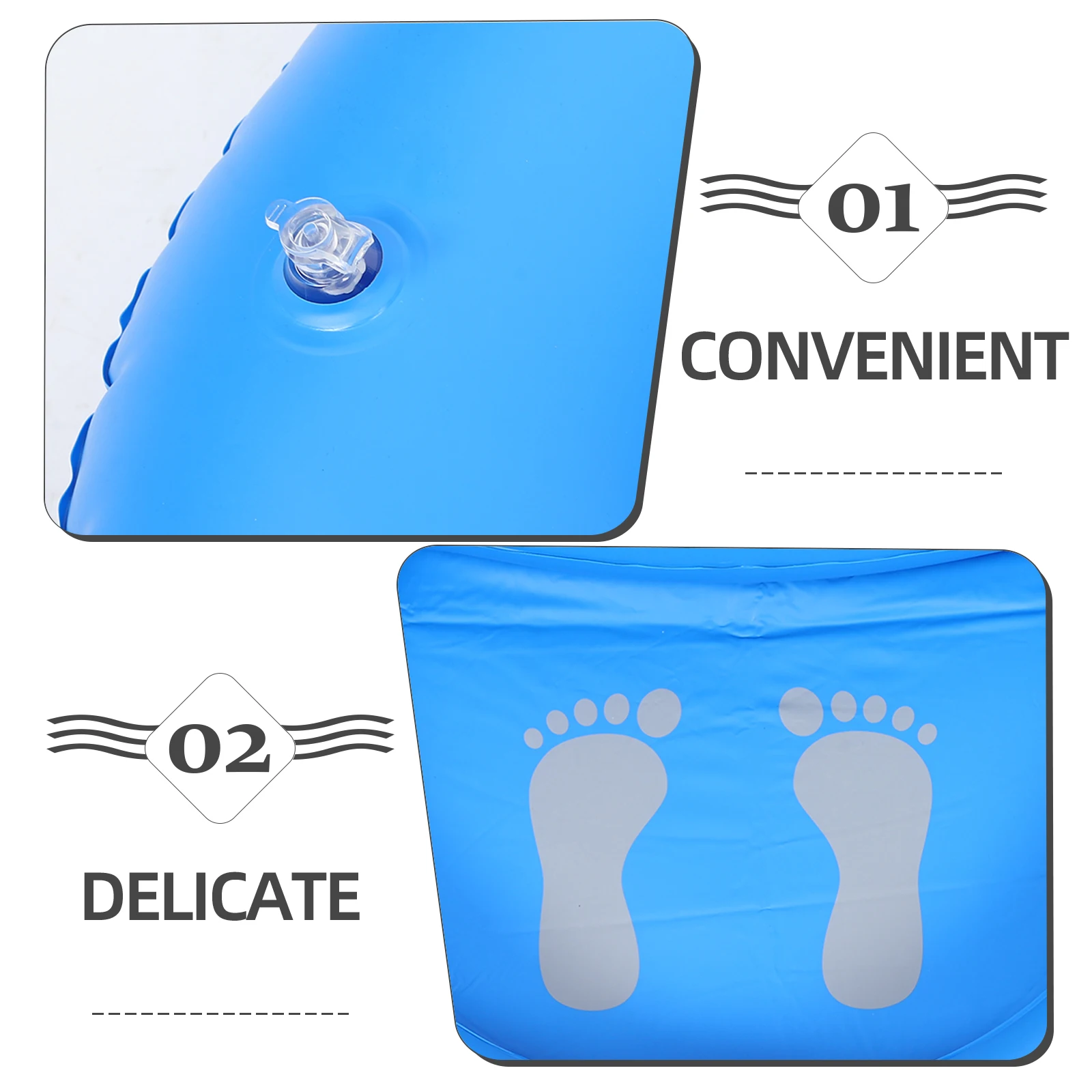 

Inflatable Pool Bath Basin Collapsible Soaker Tub Lightweight Portable Camping Washer Foldable Water Tray For Pool Entry Foot