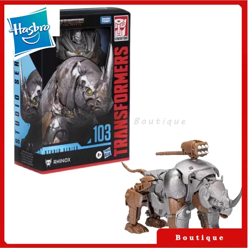 Em estoque hasbro transformadores brinquedo estúdio série SS-103 viagem classe rinocerontex modelo brinquedos robôs figuras de ação presentes hobbies