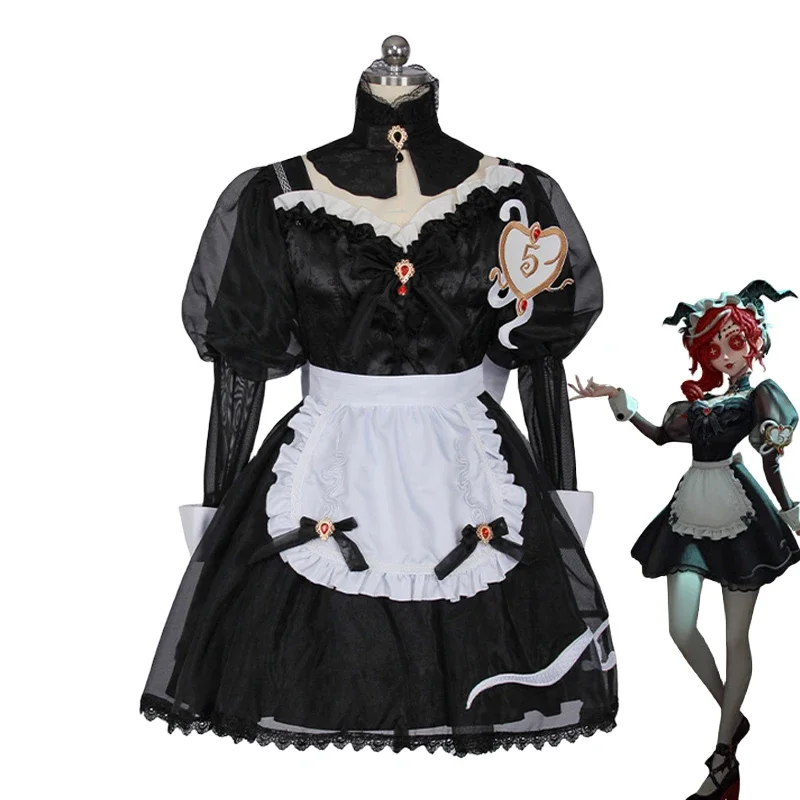 

Game Identity Ⅴ Fiona Gilman Cosplay Costume Adult Women Priestess Lolita Maid Dress Uniform Halloween Party Clothes Outfit