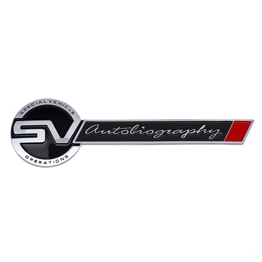 Bild 5: ABS SVR Logo Emblem Abzeichen Autoaufkleber Dekor Auto-Außenzubehör für Land Rover Discovery Velar Freelander Defender