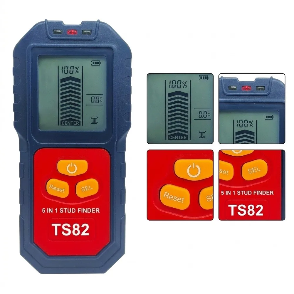TS82 5-in-1 Scanning Tool for Home Repair and Installation Tasks Requiring Precise Wall Content Identification