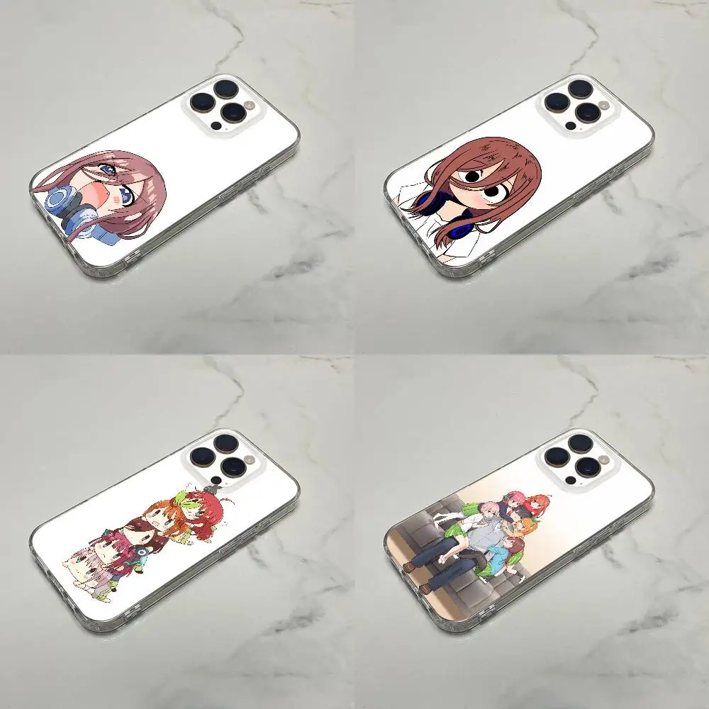 

Girl Q-Quintessential Quintuplets Phone Case For iPhone 16,15,14,13,12,11 Plus,Pro,Max,XR,XS,Plus,E,SE4,Mini Transparent Cover