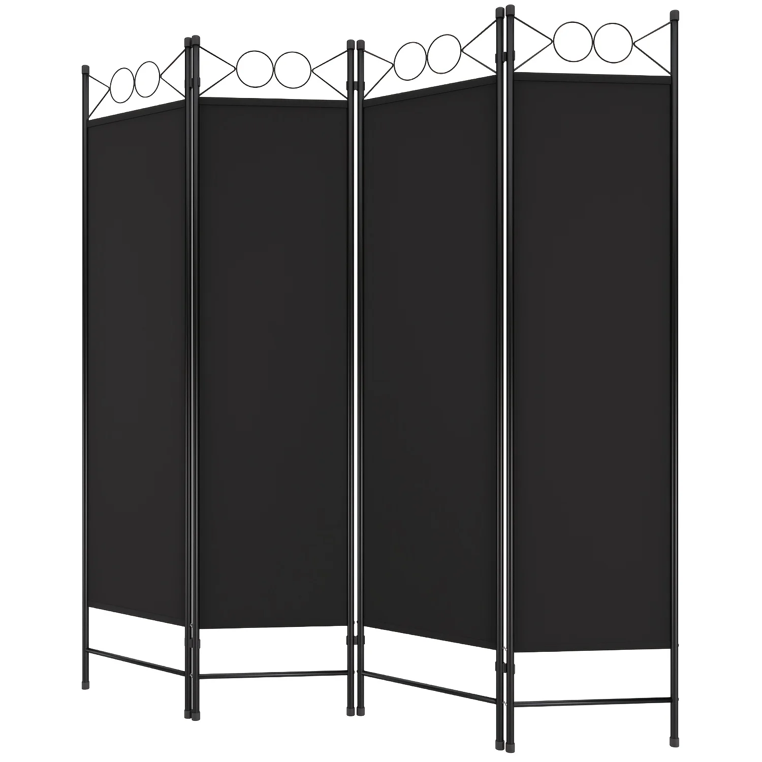 

Room Divider, Folding Privacy Screen 4 Panels Portable Wall Divider Partition Room Dividers for Home Office Room Separation