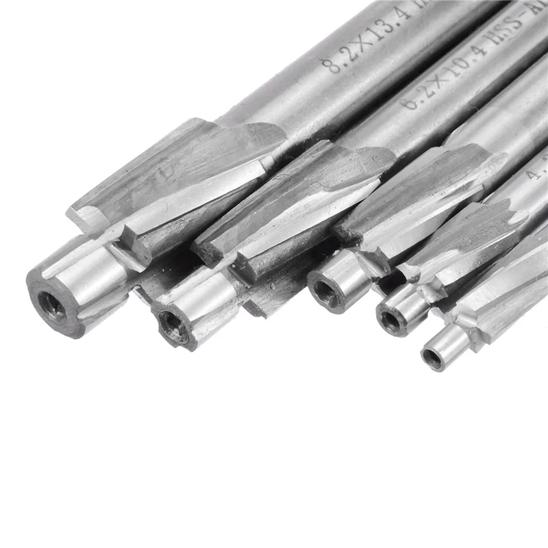 

ABRW-15Pcs HSS Counterbore End Mill M3-M8 Pilot Slotting Tool Milling Cutter Countersink End Mills