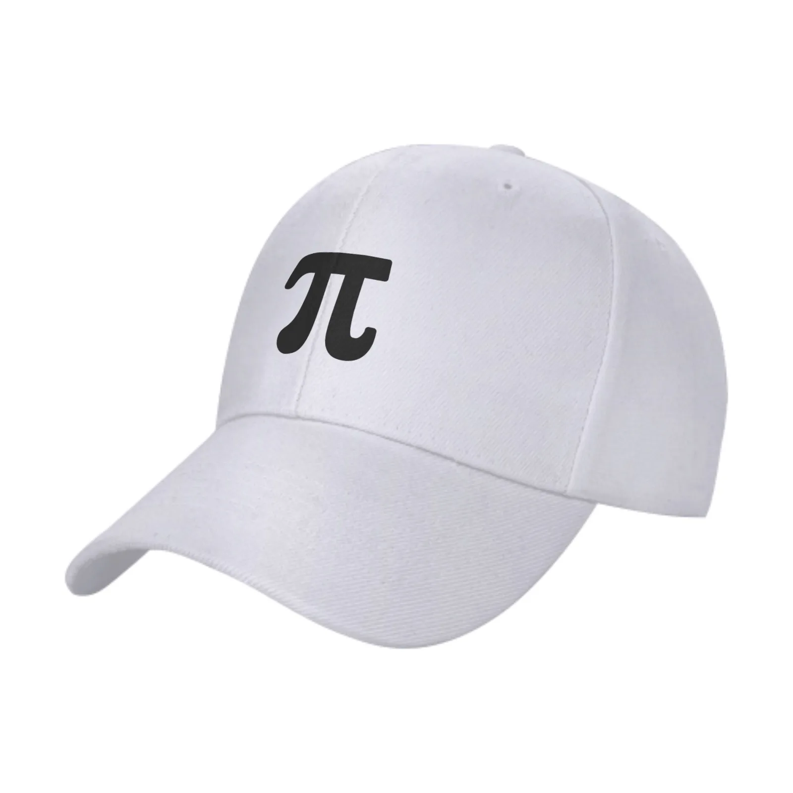 Black Pi π Adult Baseball Cap Outdoor Sports Women's Basketball Hat Sunscreen Leisure Caps For Men