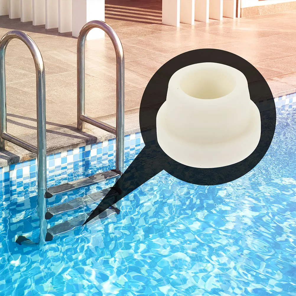 

2pcs Swimming Pool Ladder Anti-slip Rubber Guards Durable Protection Wide Application Spa Accessories Pool Bumpers Covers