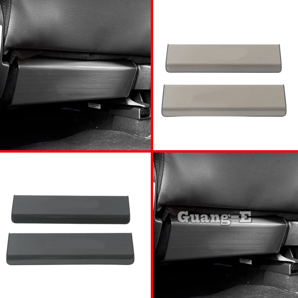 

For Honda CRV CR-V 2023 2024 Stainless Steel Car Seat Back Anti-Kick Protection Cover Trim Frame Auto Interior Accessories