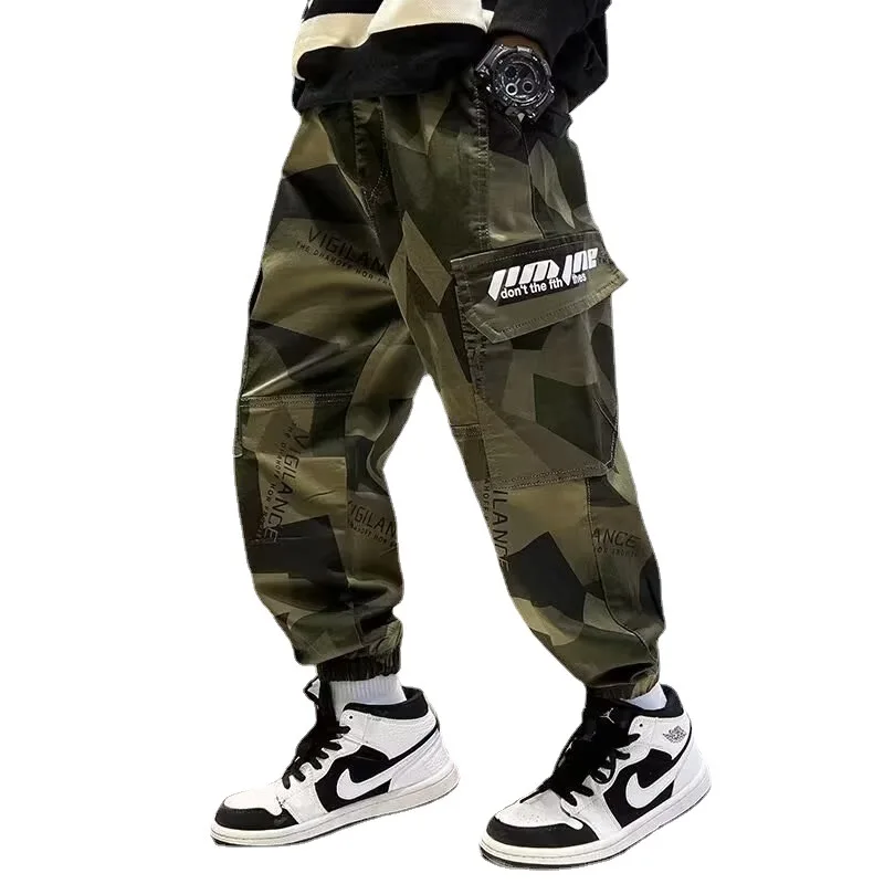 New Spring Autumn Boys Pants Kids Clothing Boys Camouflage Pants Cotton Kids Full Length Pants Children Trousers Military Pants